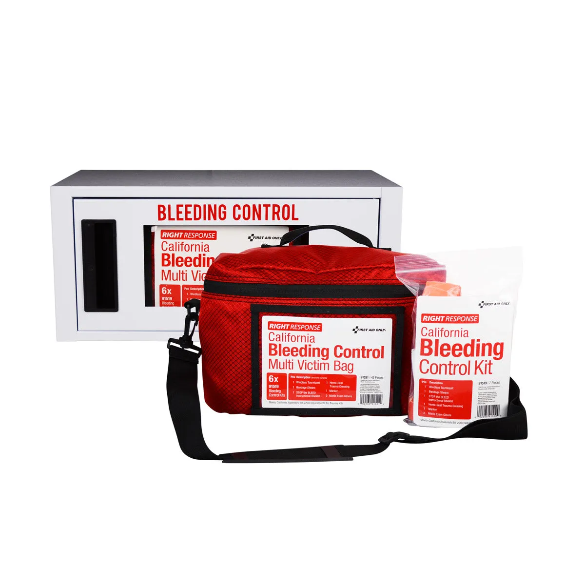 First Aid Only Bleeding Control blødningsskap
