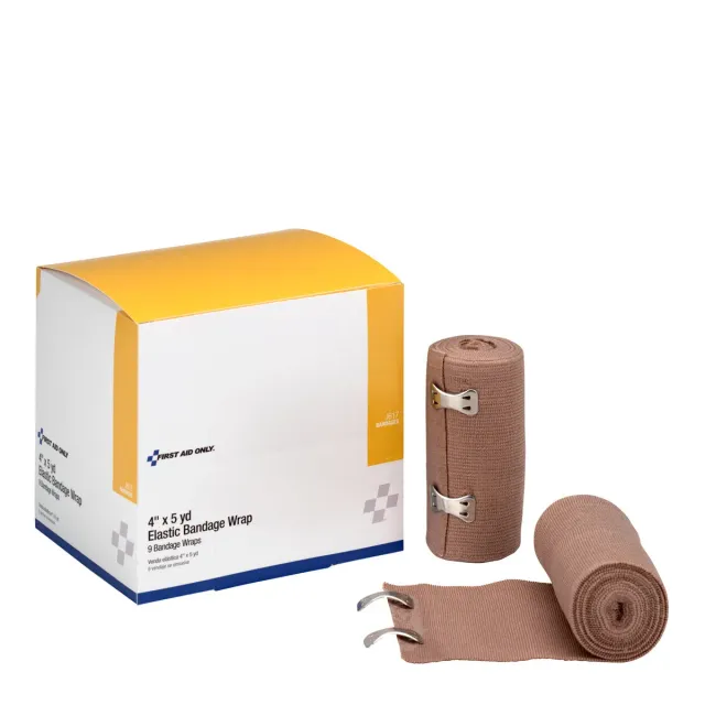 First Aid Only elastisk bandasje 10 cm x 4,5 m 9 stk