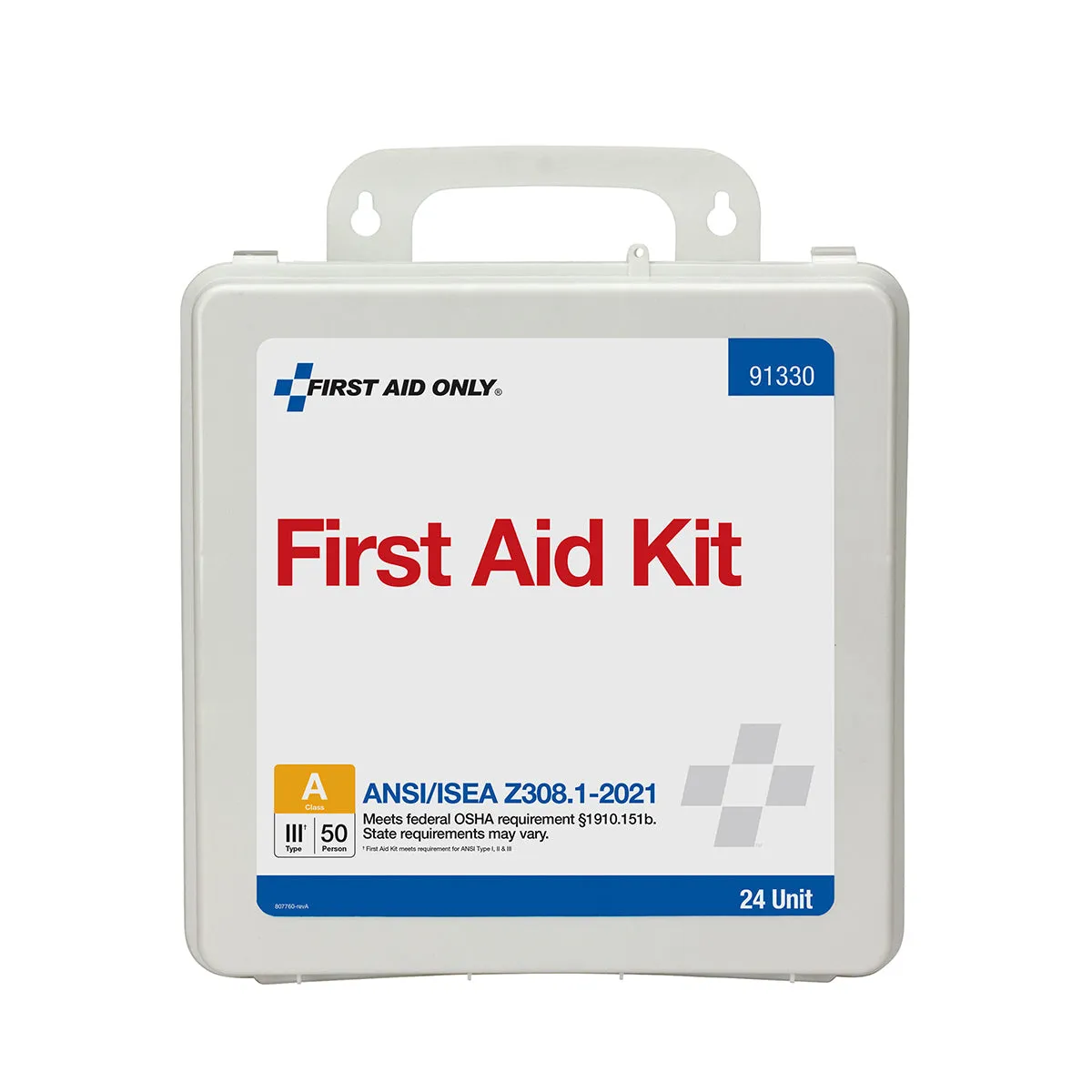 First Aid Only 50 Person ANSI A førstehjelpsskrin 130 deler