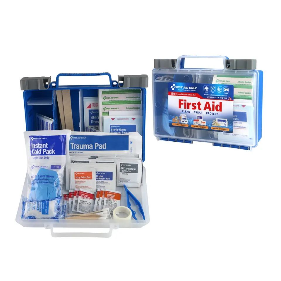 First Aid Only 25 personer førstehjelpsskrin plast 130 deler