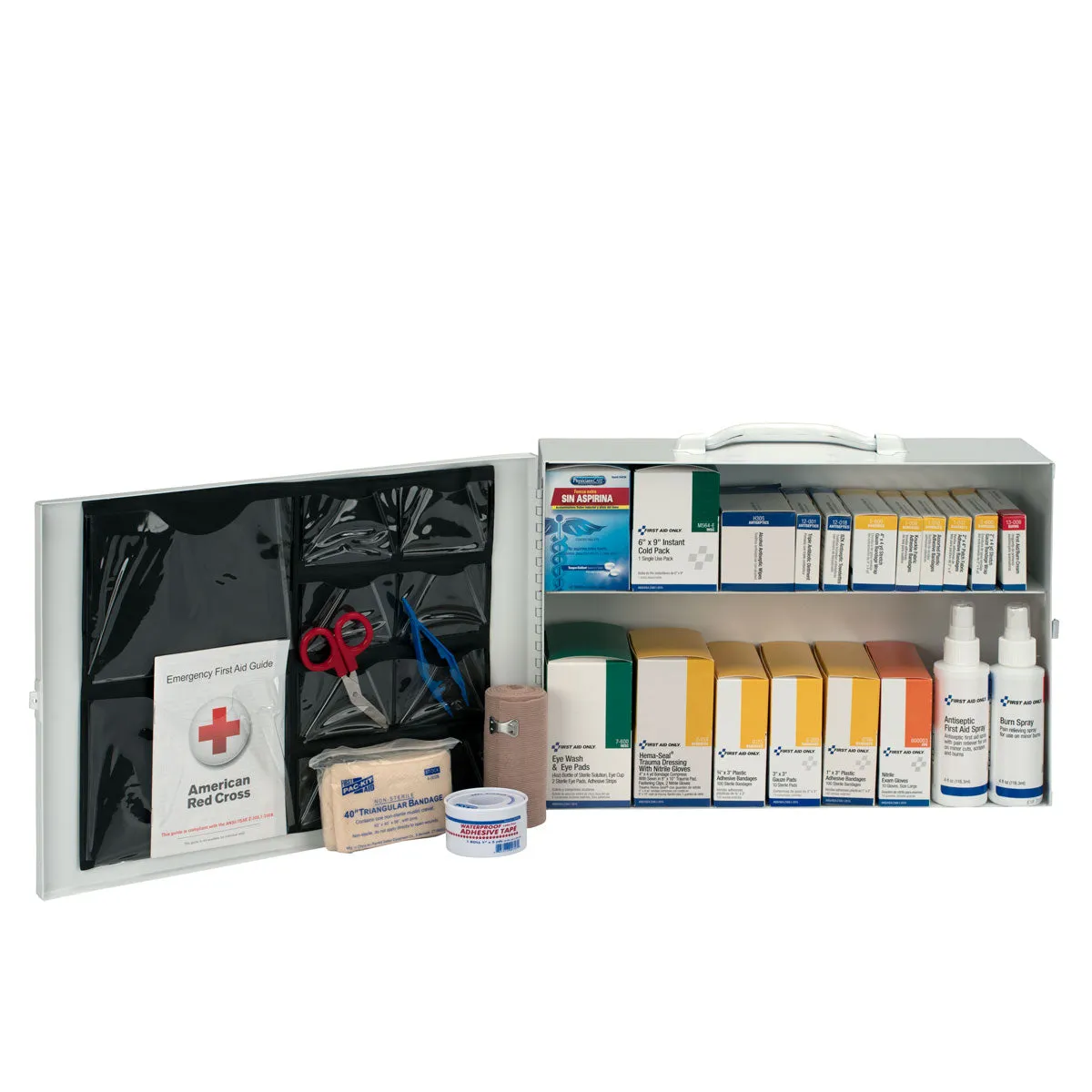 First Aid Only 75 person førstehjelpsskap stål 446-deler