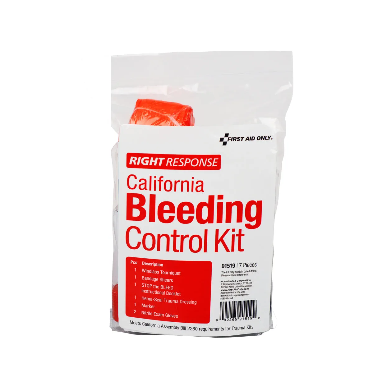First Aid Only Bleeding Control AB2260 blødningssett plastpose