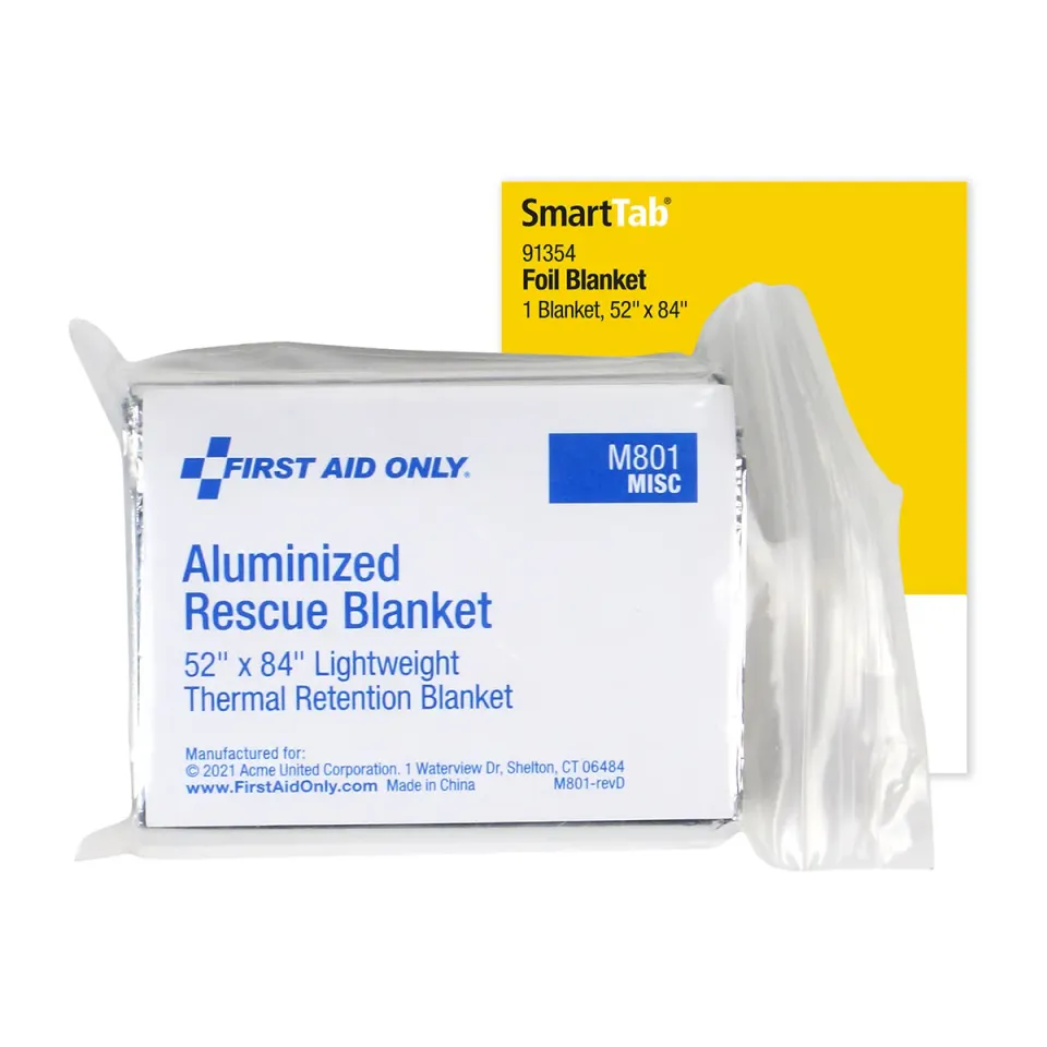 First Aid Only SmartCompliance Refill redningsteppe aluminisert