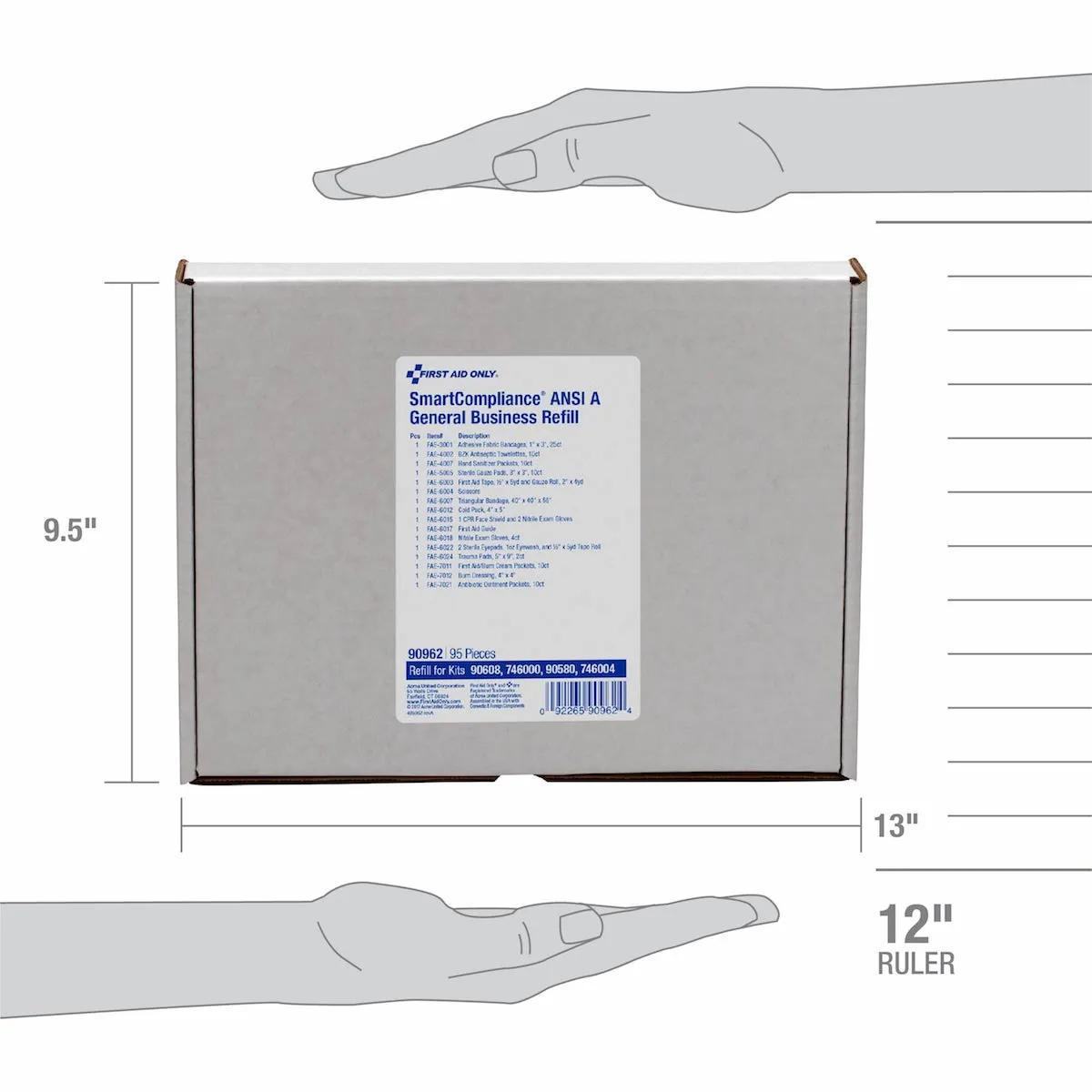 First Aid Only SmartCompliance refill ANSI A bedrift