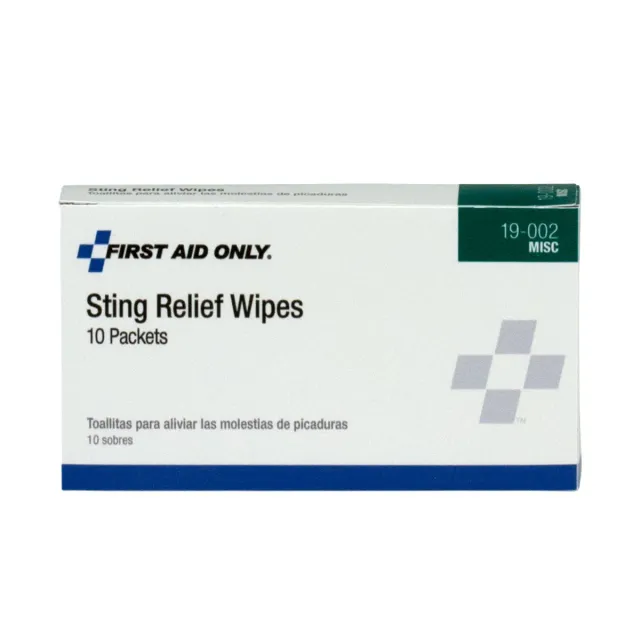 First Aid Only Sting Relief servietter 10-pk kløestillende