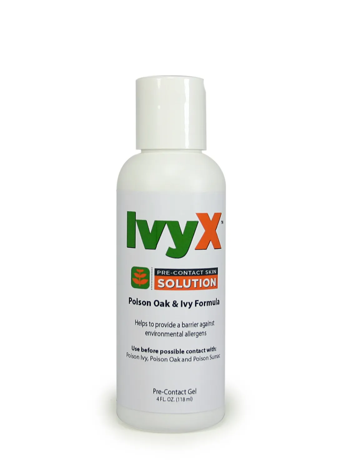 IvyX Pre-Contact hudbarriere 118 ml flaske planteoljevern