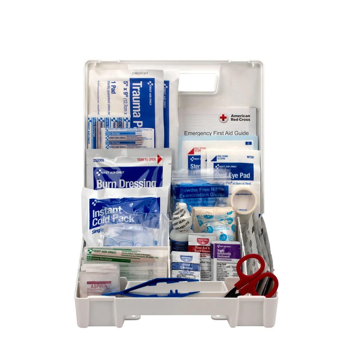 First Aid Only 25 Person førstehjelpsskrin plast 141 deler
