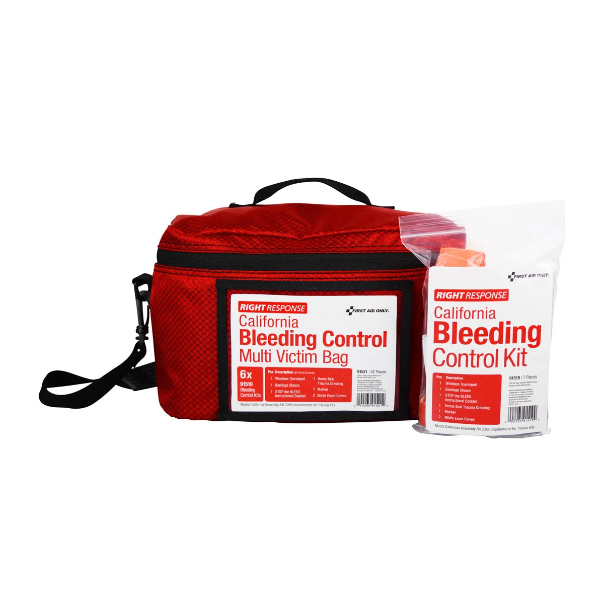 First Aid Only blødningsskap alarm AB2260 6 sett