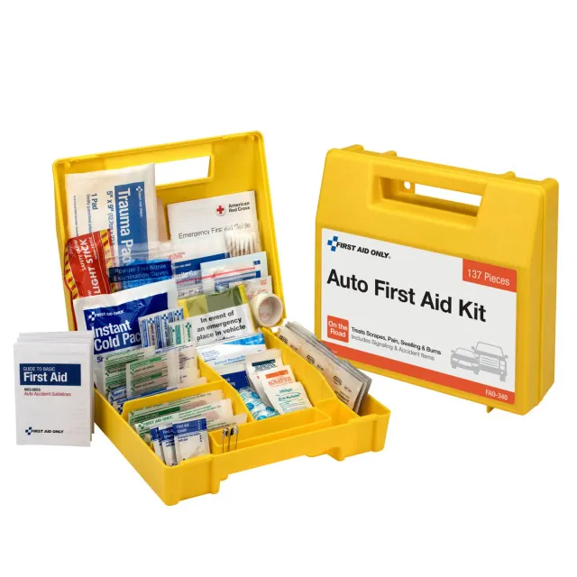 First Aid Only Vehicle førstehjelpsskrin 138 deler bil