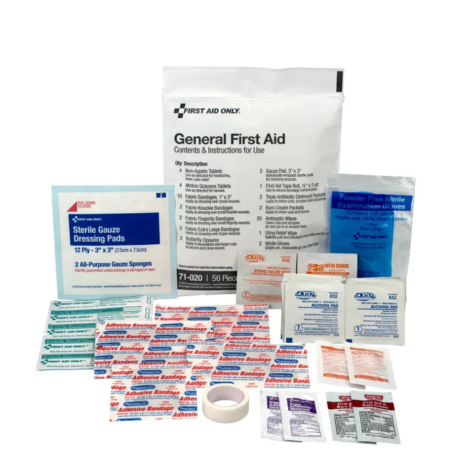 First Aid Only Essentials Triage førstehjelpssett 58 deler