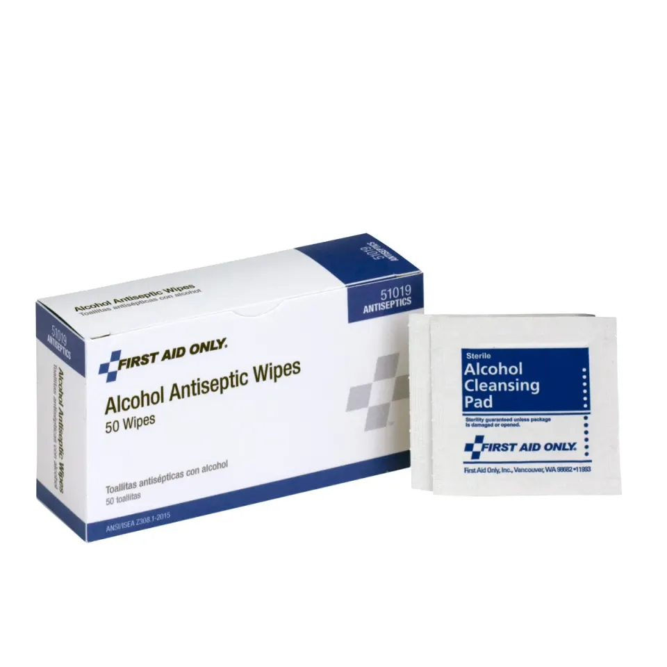 First Aid Only alkoholpads 50 stk 70% sårrens