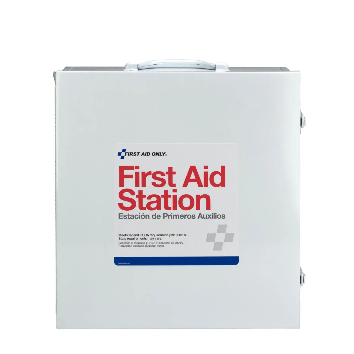 First Aid Only førstehjelpsskap stål 3 hyller 100 personer