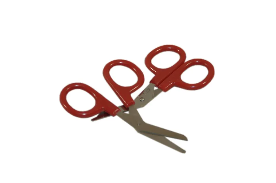 First Aid Only 4" saks rødt håndtak rustfritt