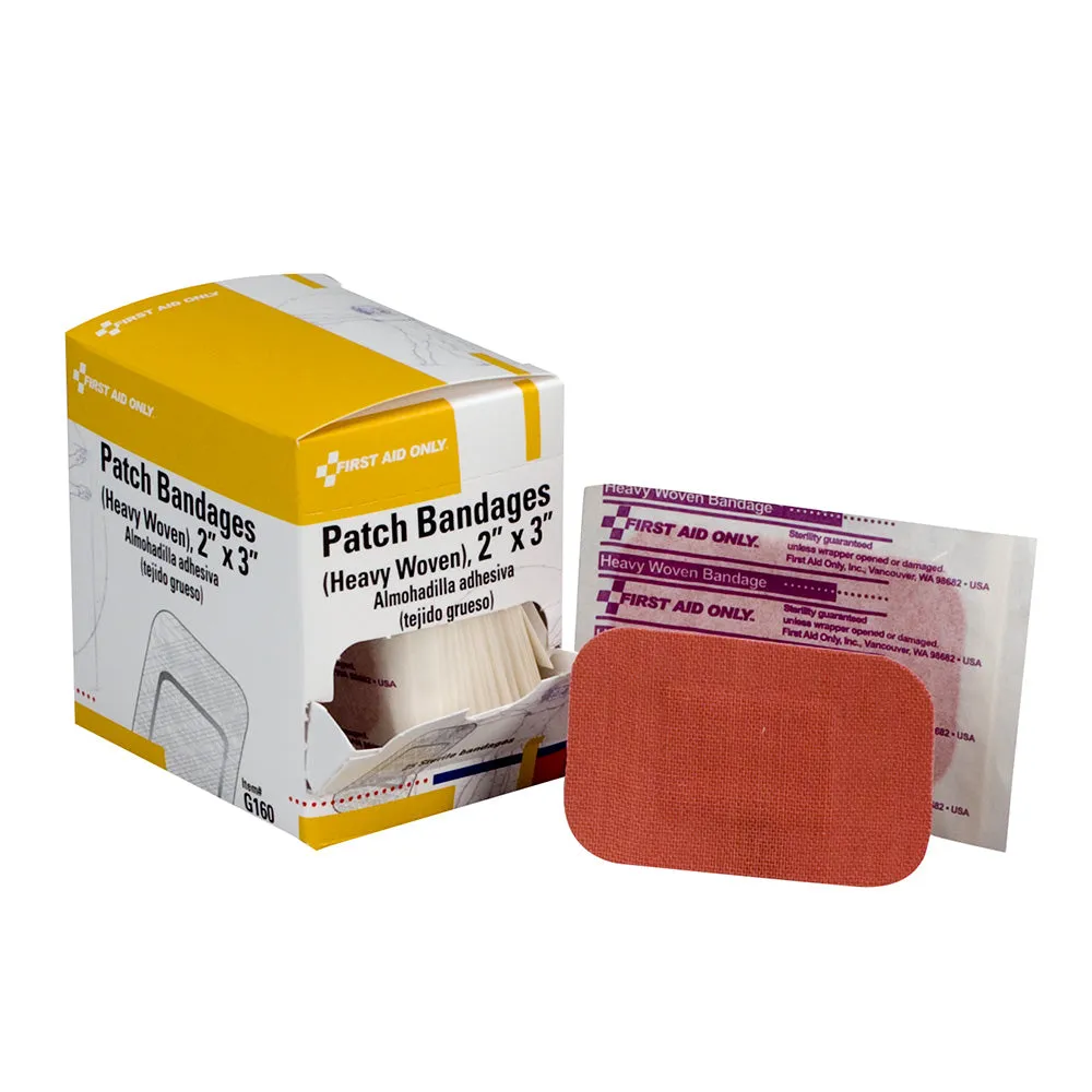 First Aid Only stoffplaster 5x7,6 cm 25-pk pustende