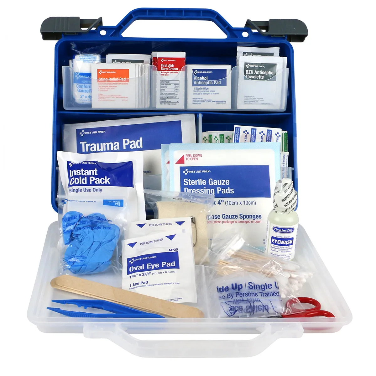 First Aid Only 50-personers førstehjelpsskrin 322 deler lampe