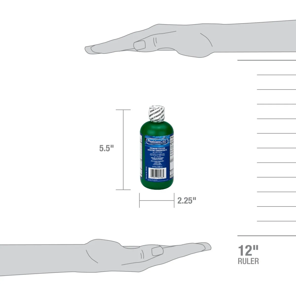 First Aid Only øyeskyllevæske tilsetning 236 ml flaske stasjon
