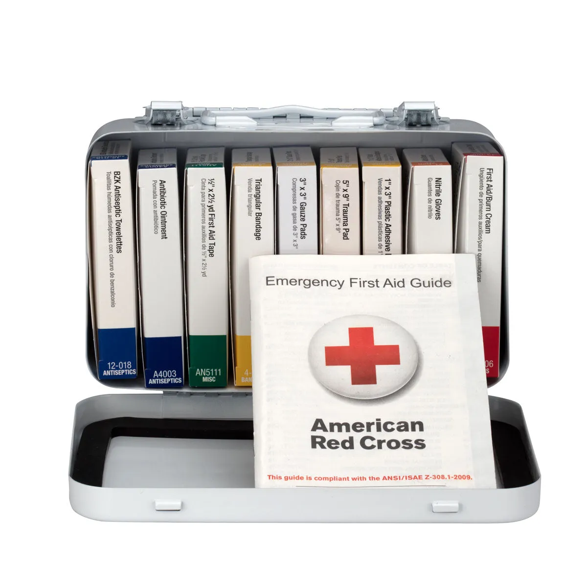 First Aid Only 10 Unit førstehjelpsskrin metall 10 personer