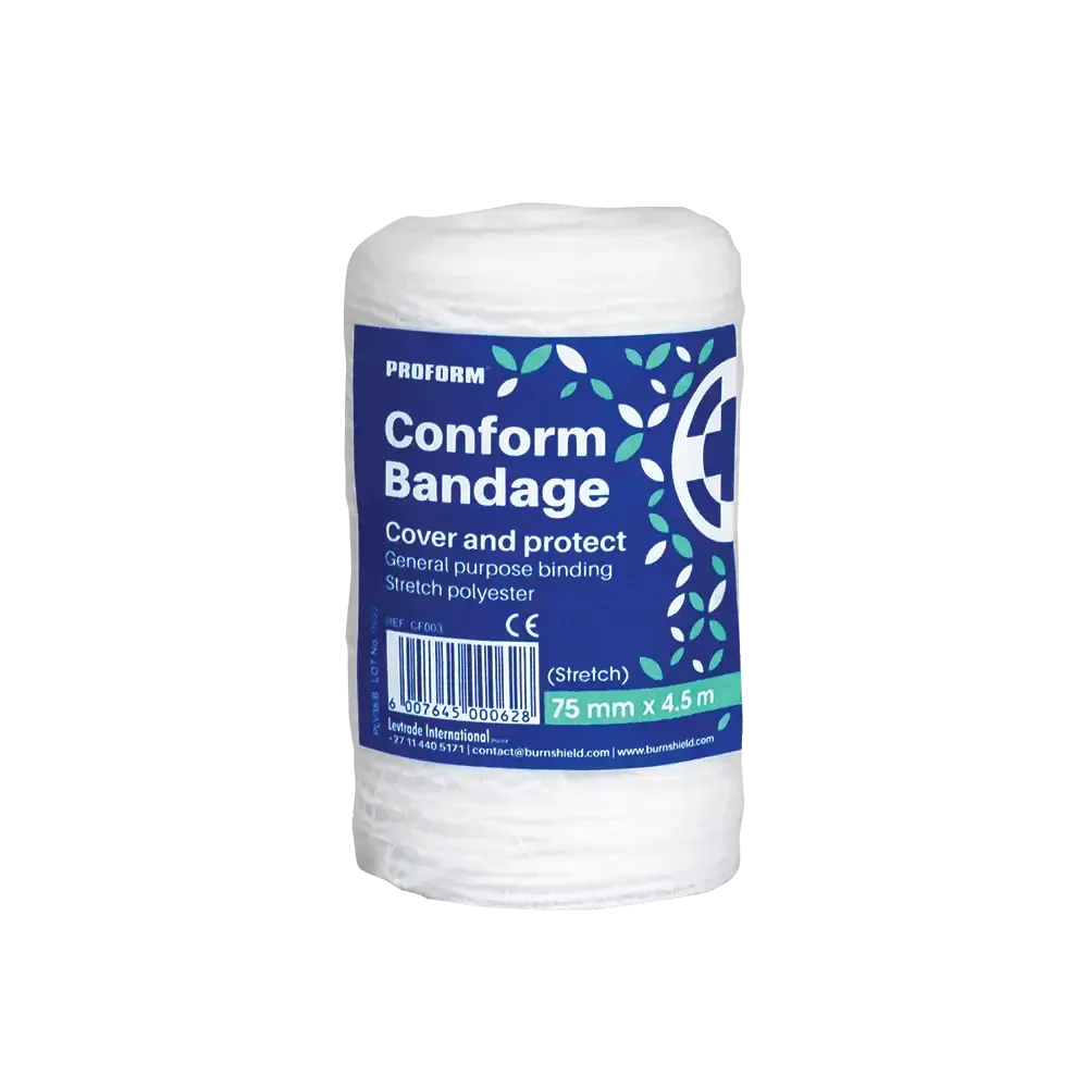 Burnshield Conform Bandage støttebandasje elastisk hvit