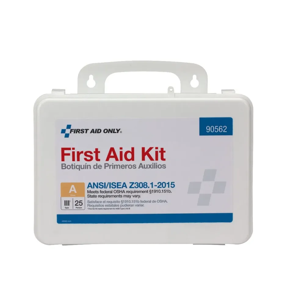 First Aid Only 25 personer ANSI A førstehjelpsskrin 89 deler