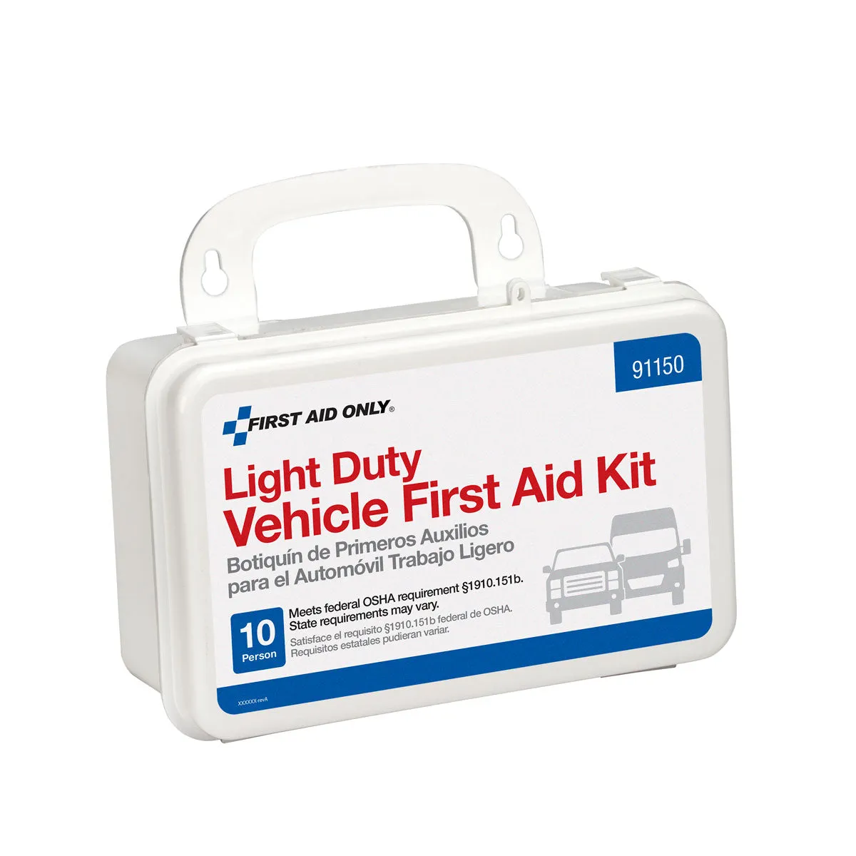 First Aid Only 10-Person Plastic Light Duty Vehicle førstehjelpsskrin 89 deler