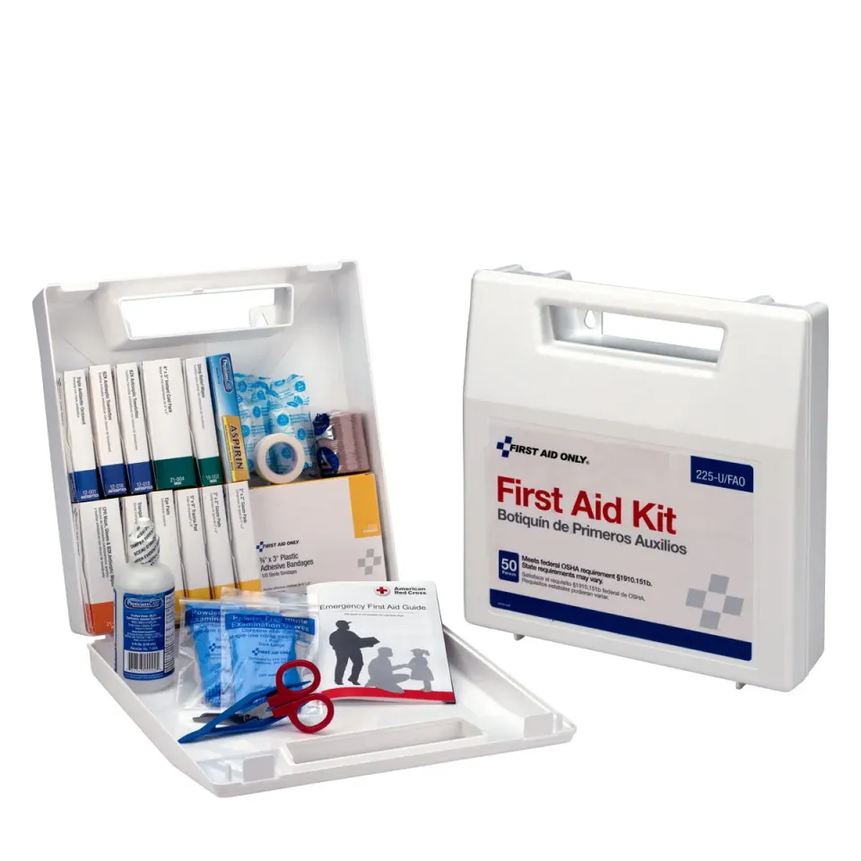 First Aid Only førstehjelpsskrin 50 personer 197 deler vanntett