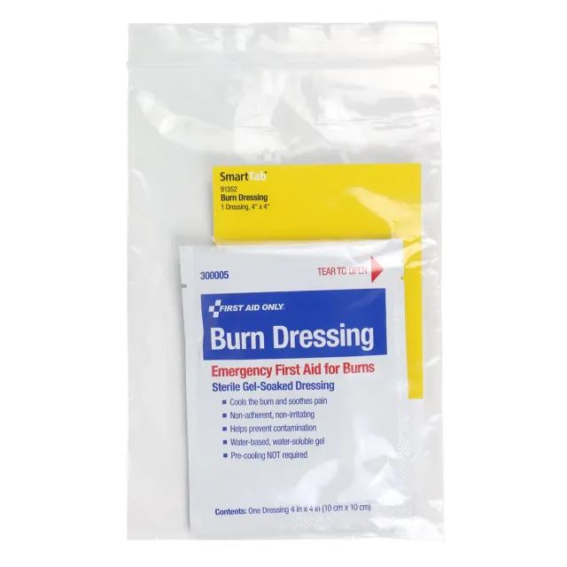 First Aid Only SmartCompliance brannkompress 10x10 cm 1 stk gel