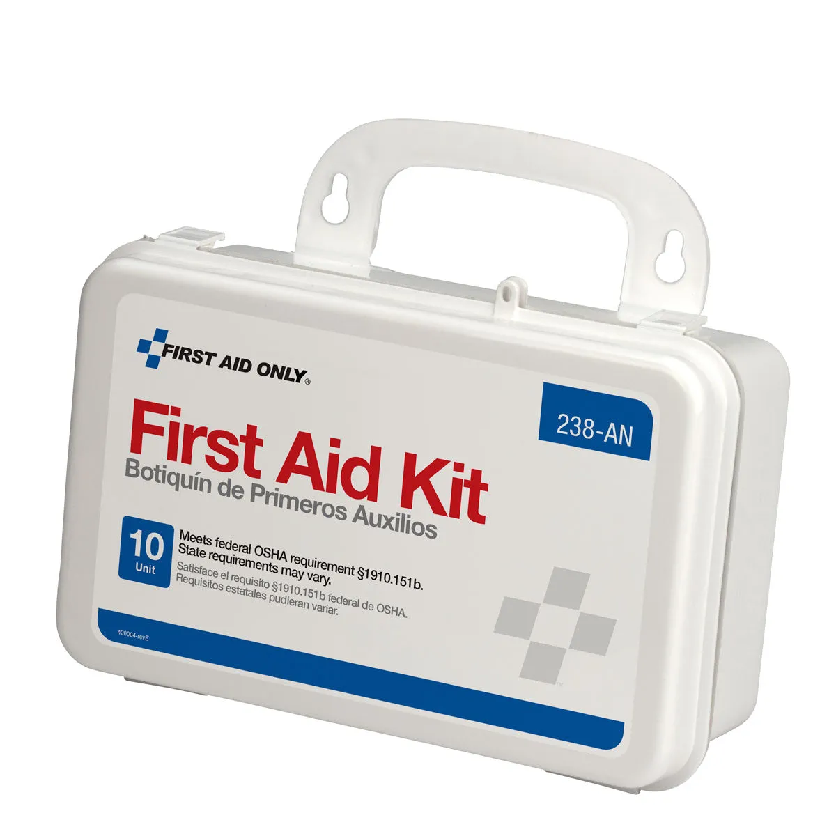 First Aid Only 10 Unit førstehjelpsskrin 65 stk plastboks