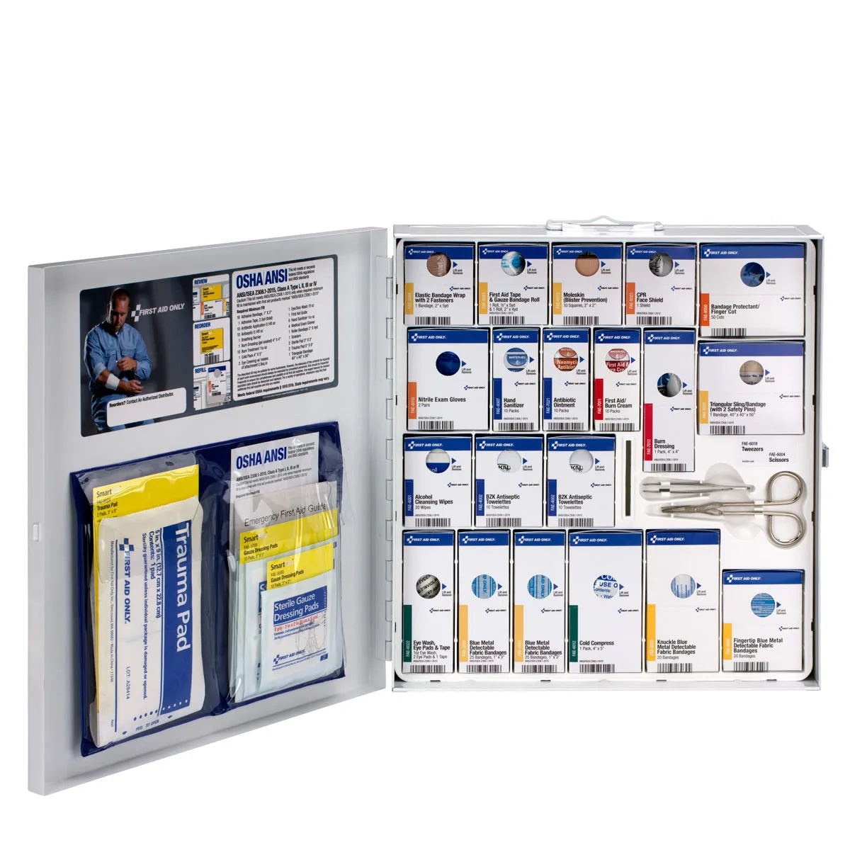 First Aid Only SmartCompliance 50 Person førstehjelpsskap mat