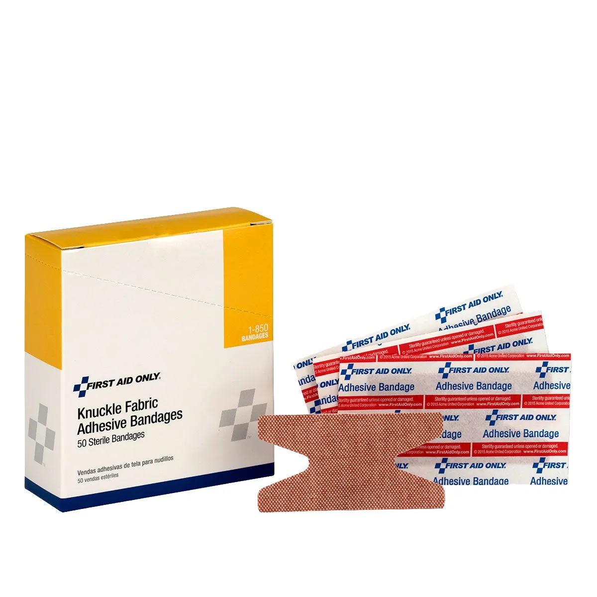 First Aid Only knokeplaster stoff 50 stk kraftig pustende