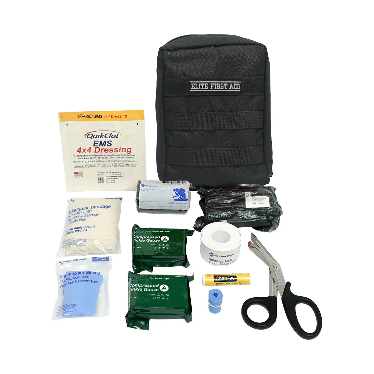 First Aid Only Military IFAK Advanced førstehjelpssett svart trauma