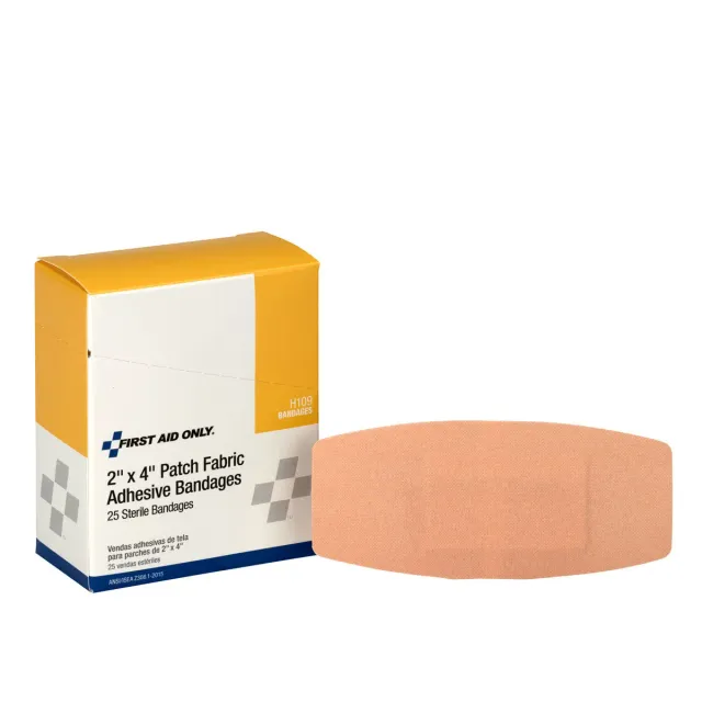 First Aid Only stoffplaster 5x10 cm 25 stk slitesterk