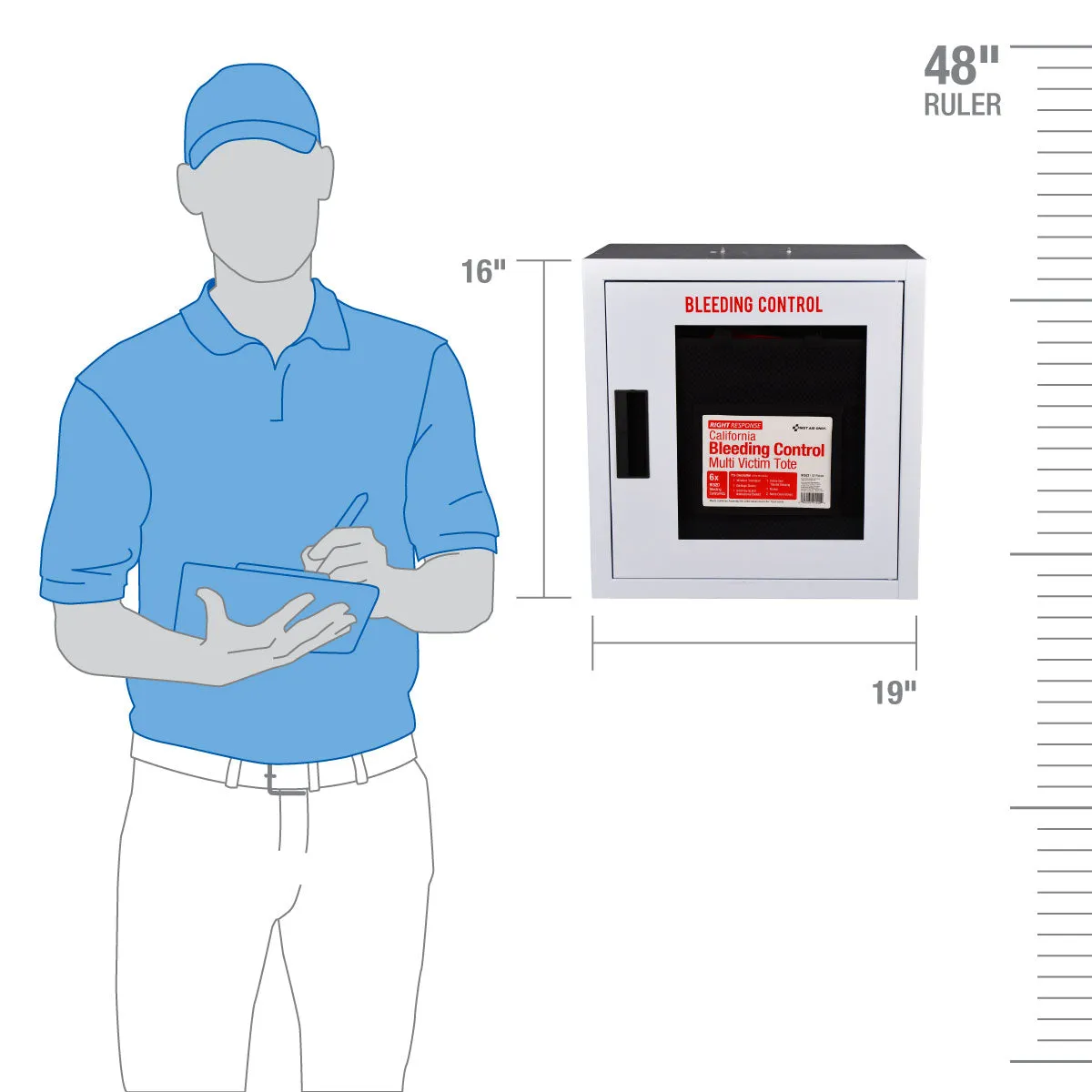 First Aid Only Bleeding Control skap blødningsstopp 6 kit