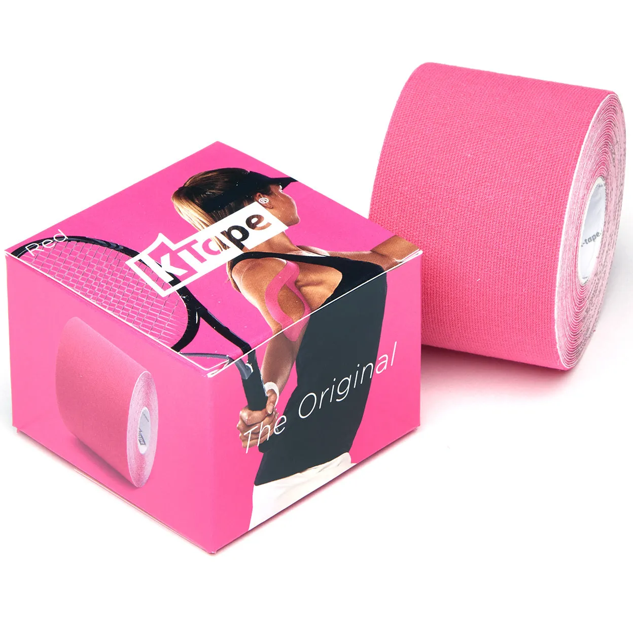 K-tape kinesiologitape rød 5 cm x 5 m elastisk