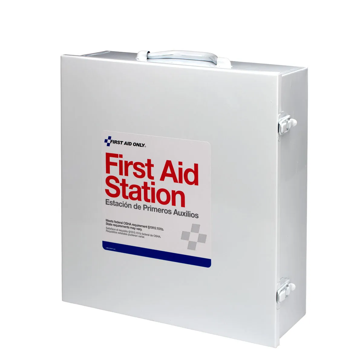 First Aid Only førstehjelpsskap stål 3 hyller 100 personer