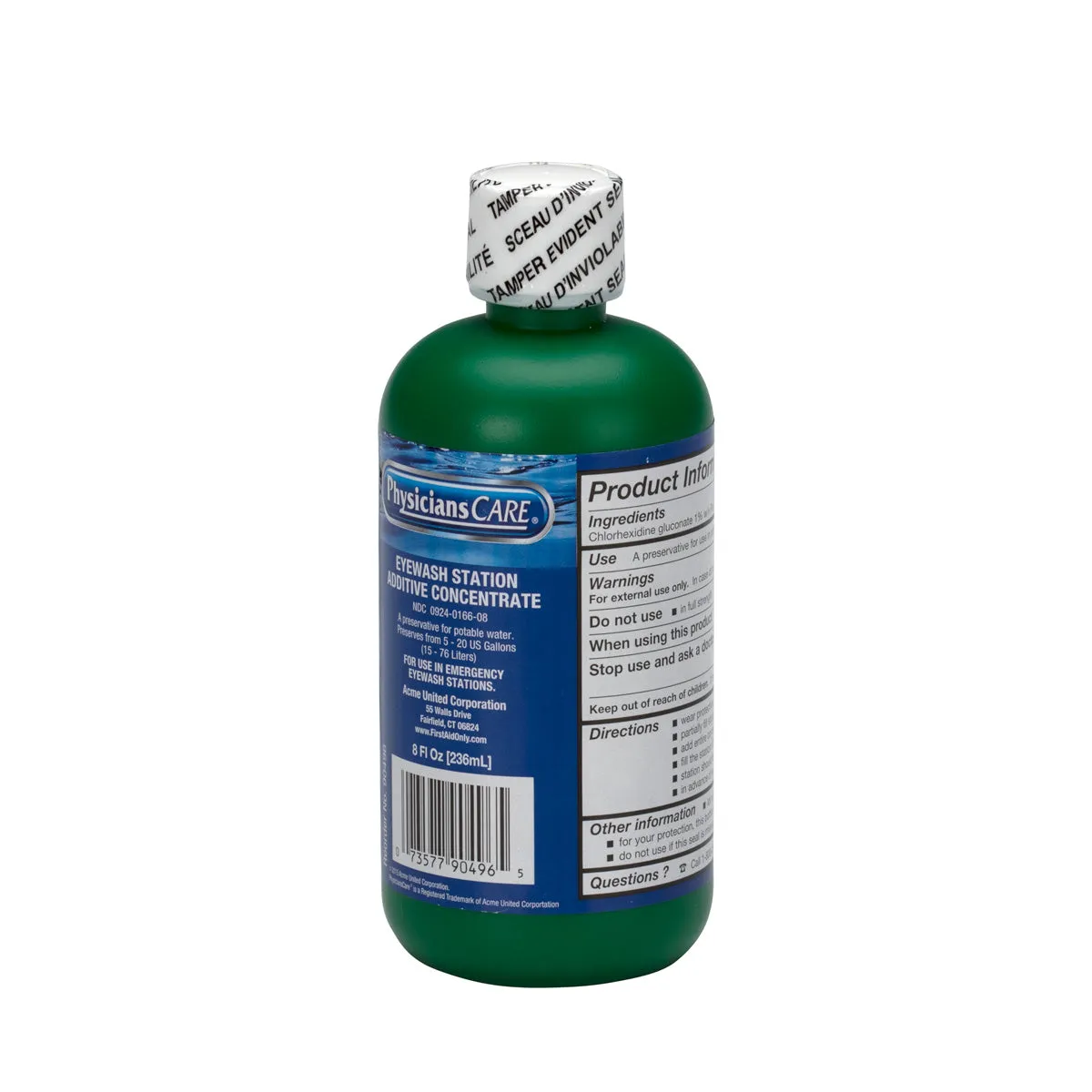 First Aid Only øyeskyllevæske tilsetning 236 ml flaske stasjon