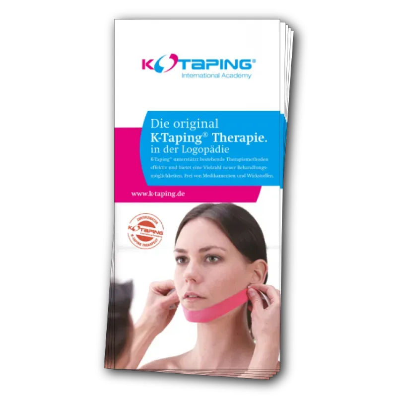 K-tape pasientflyer logopedi A4 100 stk tale