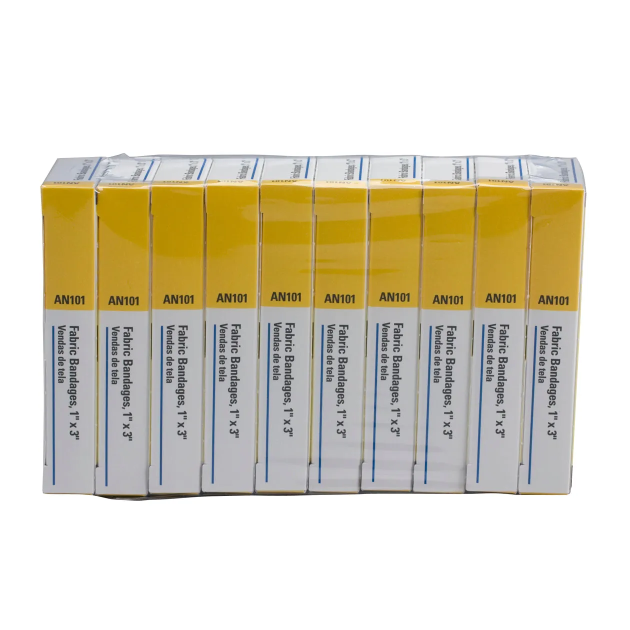 First Aid Only stoffplaster 2,5x7,6 cm 16 stk pustende