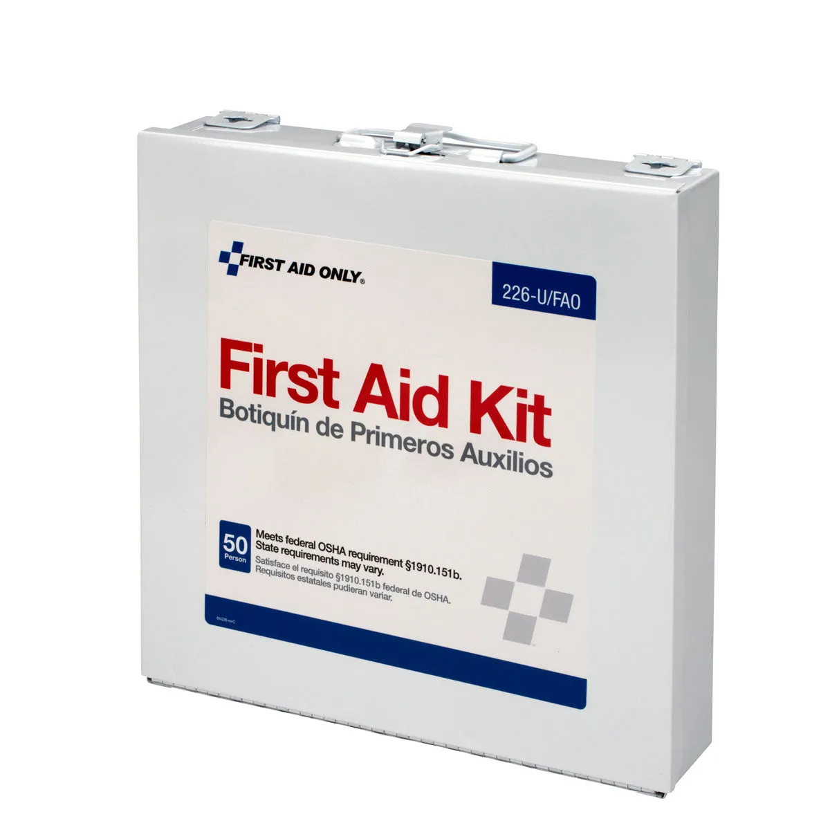 First Aid Only førstehjelpsskrin 50 personer metall 191 deler