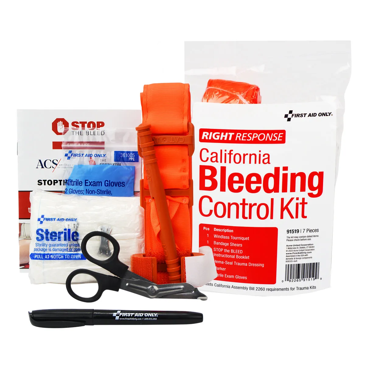 First Aid Only Bleeding Control AB2260 blødningssett plastpose