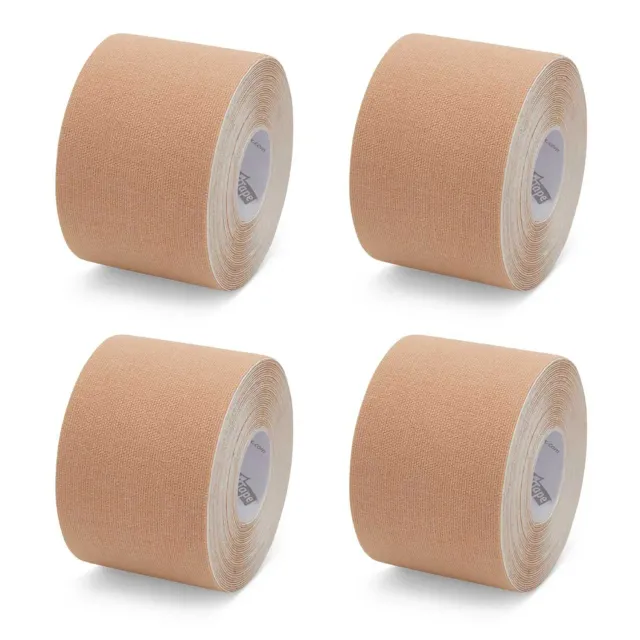 K-tape My Skin kinesiologitape beige 4 x 5 m hudfarget