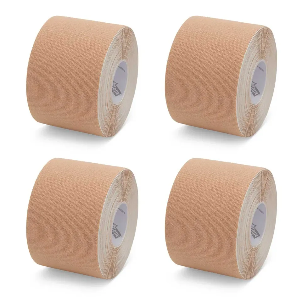 K-tape My Skin kinesiologitape beige 4 x 5 m hudfarget