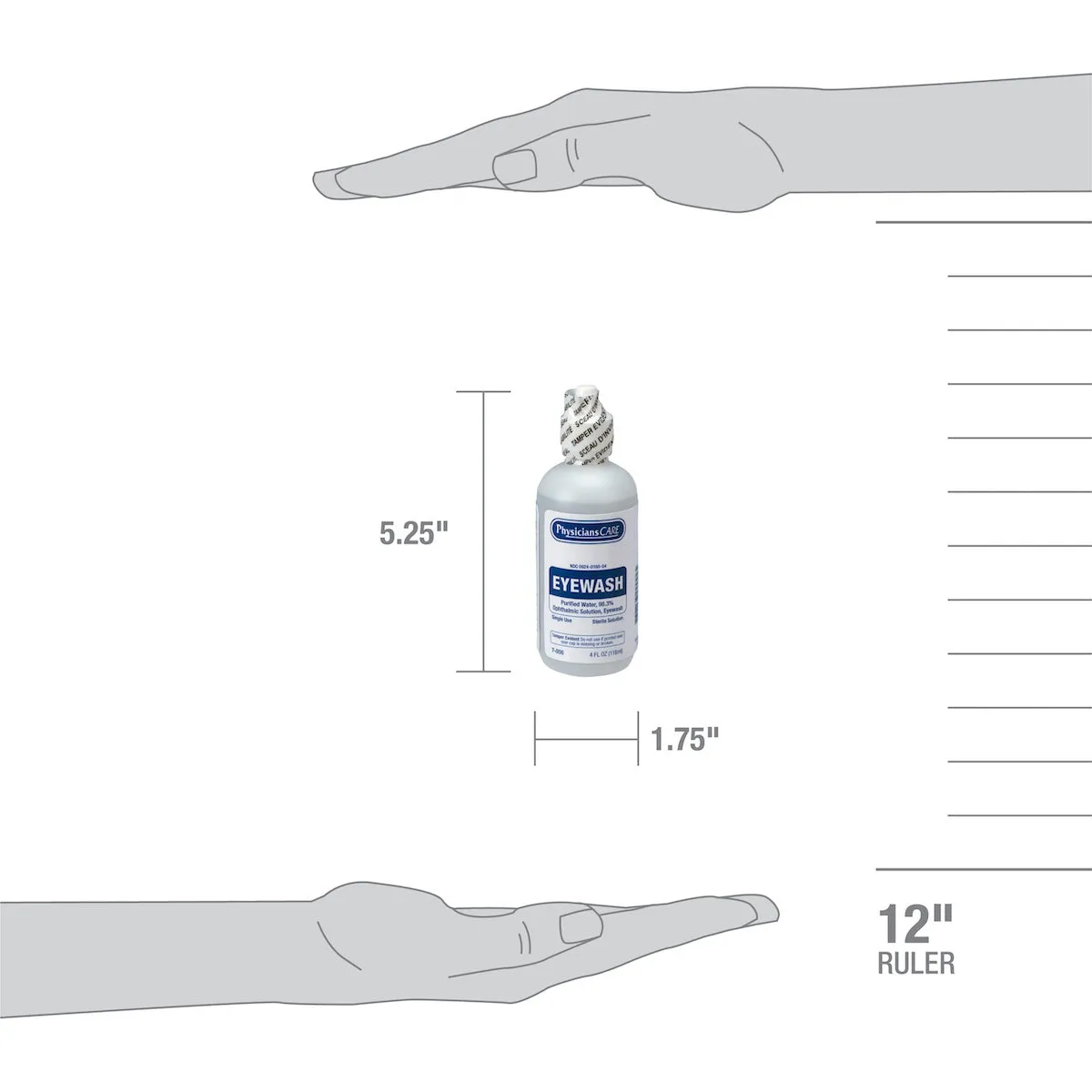 First Aid Only øyeskyll 120 ml steril 48 flasker