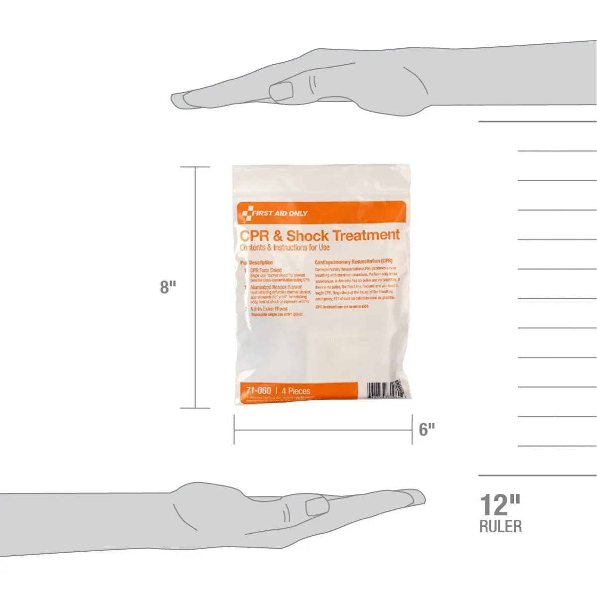 First Aid Only Triage Pack førstehjelpssett 4 deler CPR