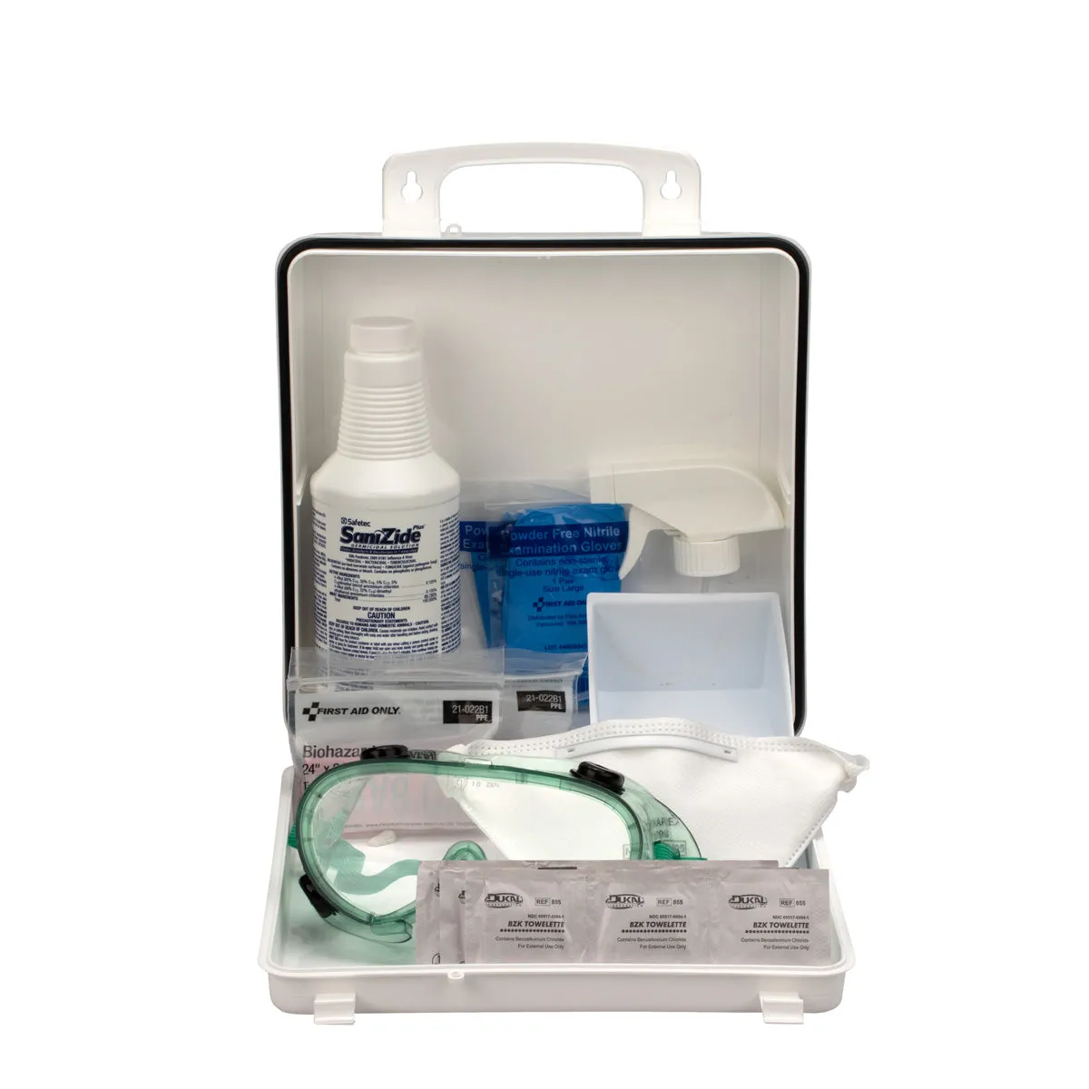 First Aid Only HPS Hantavirus rensesett 17 deler plastkoffert