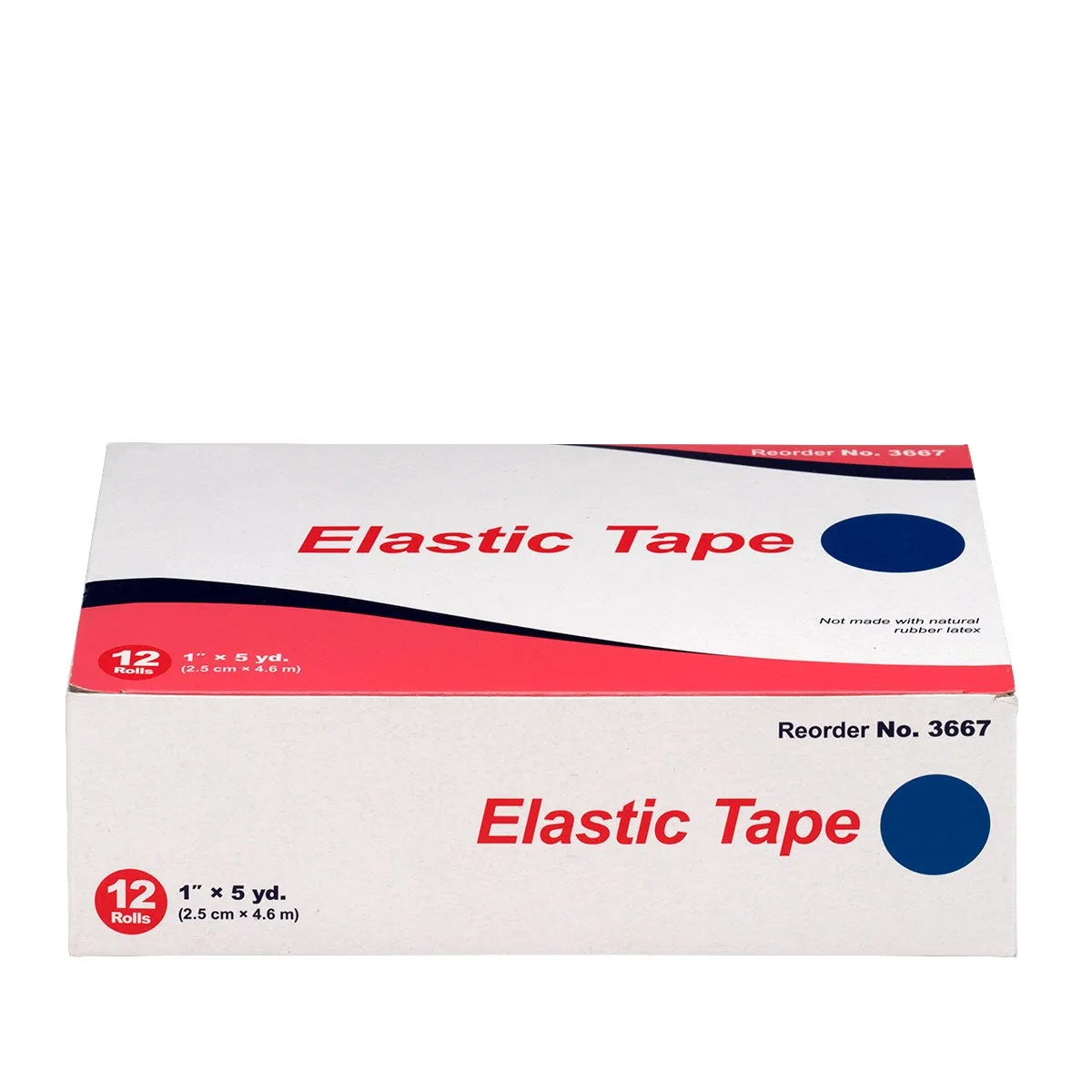 First Aid Only Elastic Tape elastisk tape 2,5cm 12-pk lateksfri