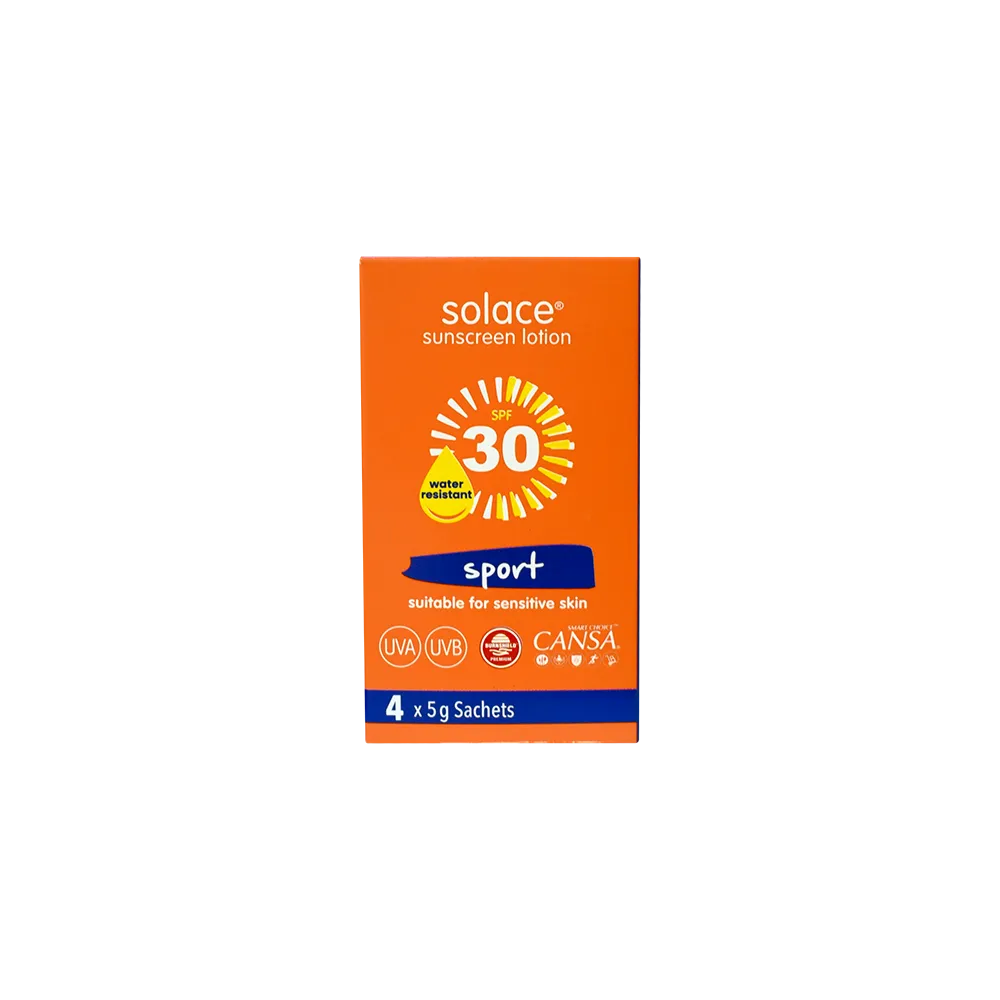 Burnshield Solace solkrem SPF30 eske poser