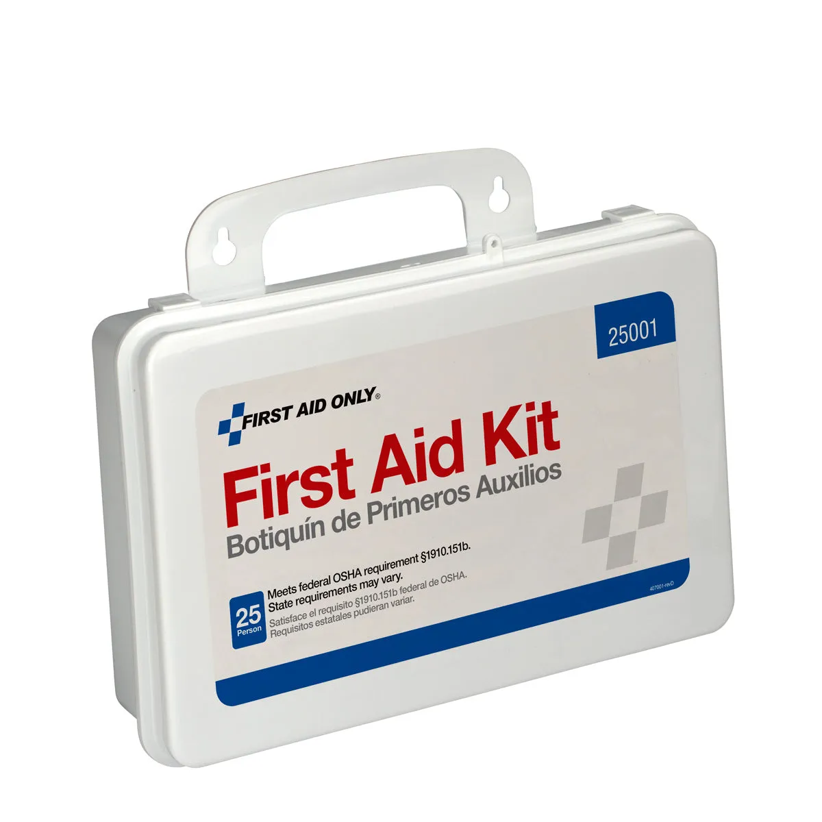 First Aid Only 25-personers førstehjelpsskrin 111 deler