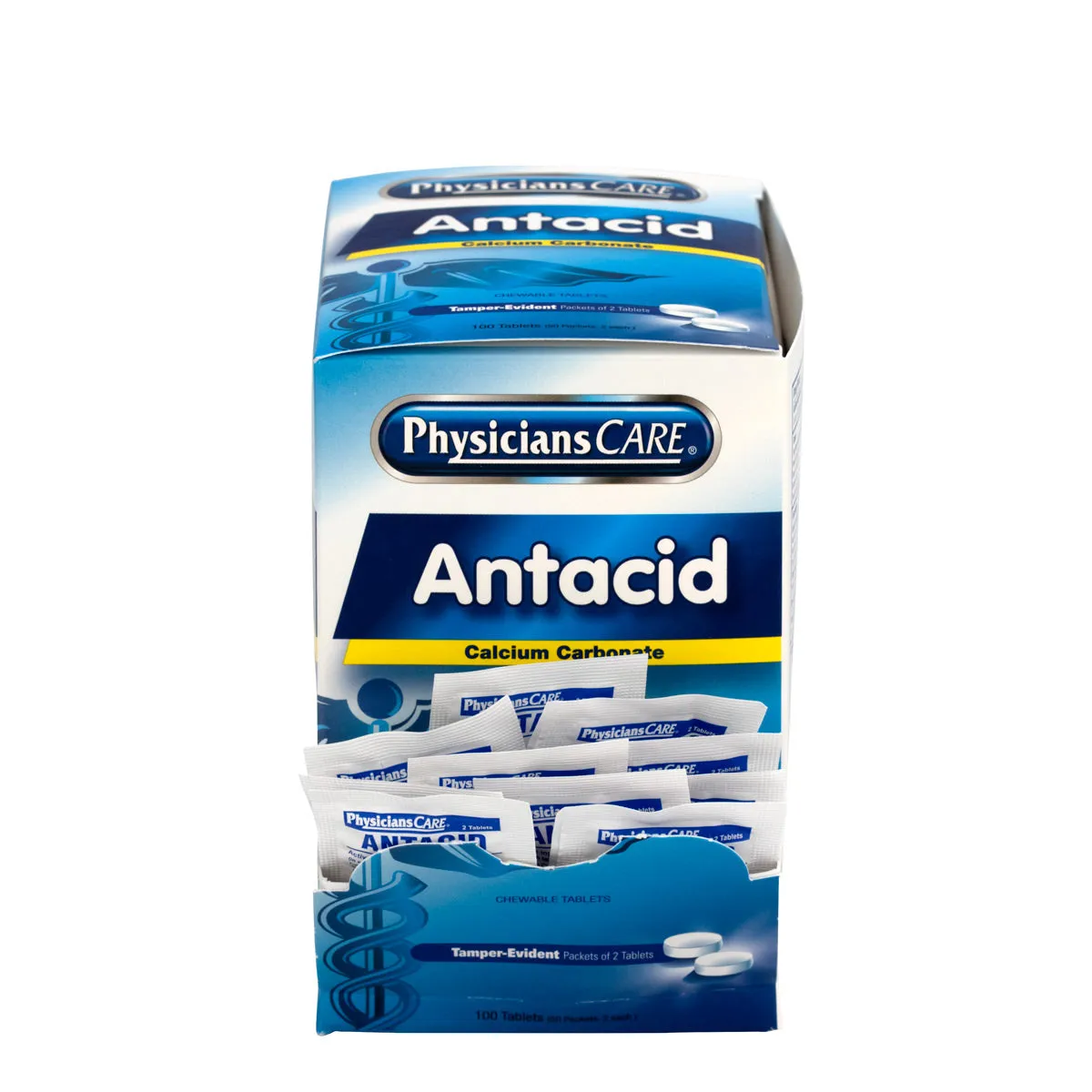 First Aid Only PhysiciansCare Antacid tabletter 50x2 stk 420 mg