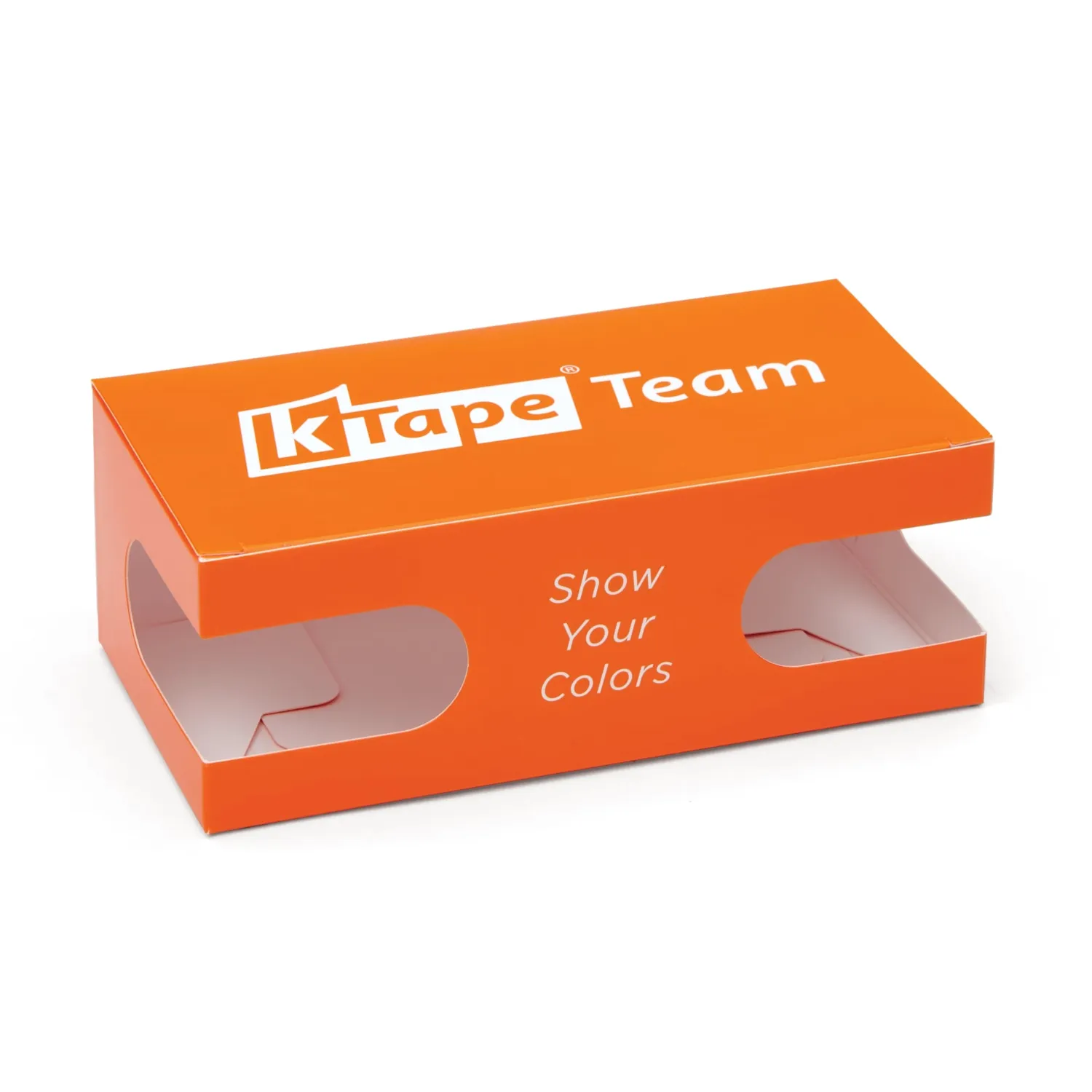 K-tape Team White & Orange kinesiologitape 2x5 m oransje lateksfri