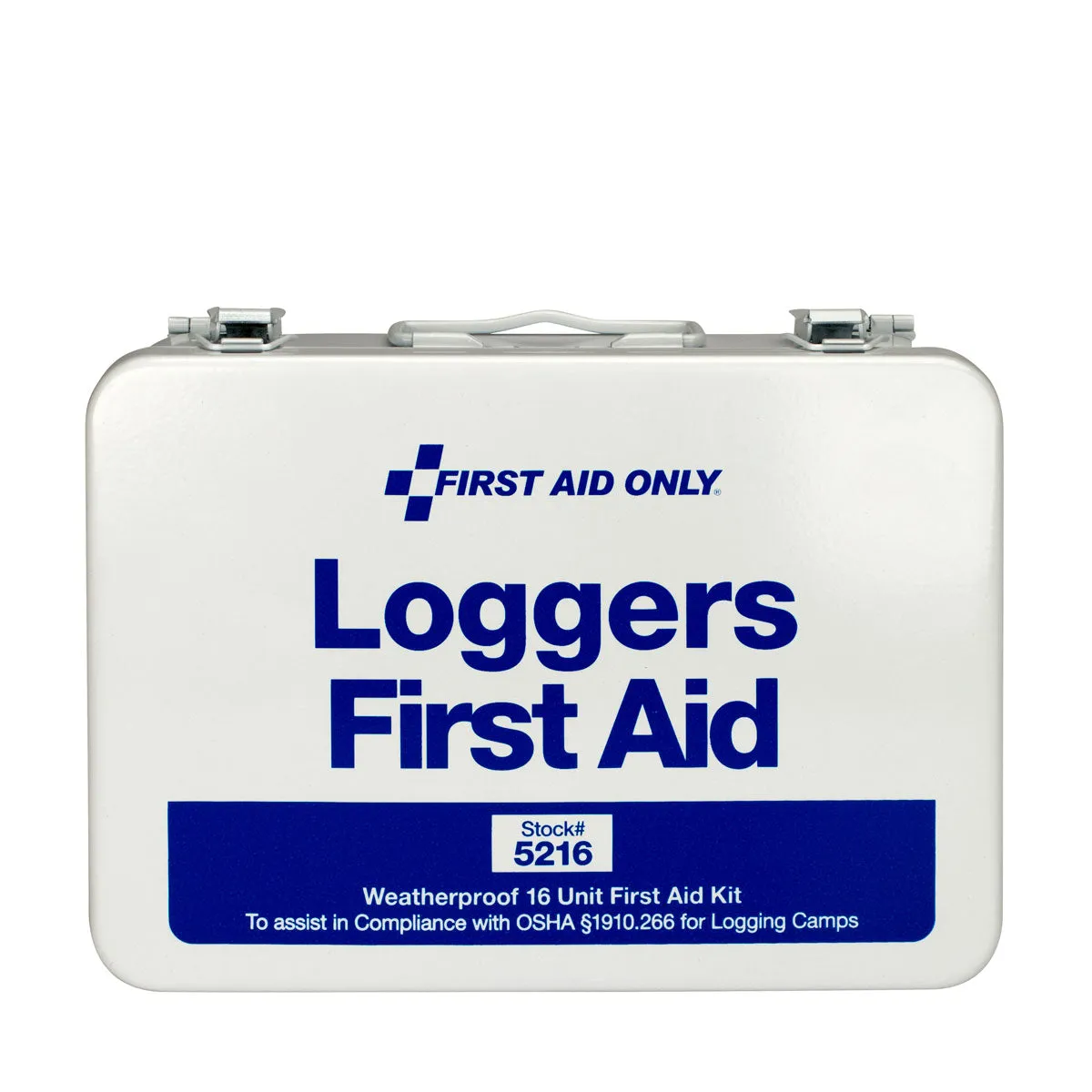 First Aid Only Loggers førstehjelpsskrin 25 personer metall